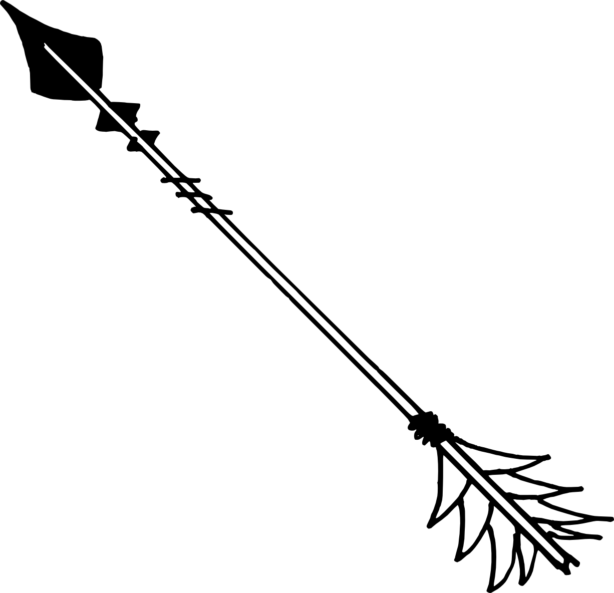 1226x1184 Hd Arrow Drawing