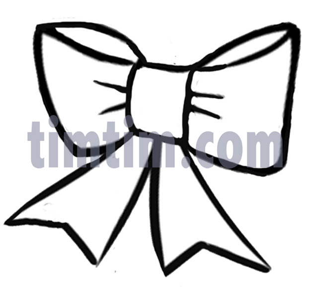 624x579 Free Drawing Of A Christmas Bow From The Category Christmas