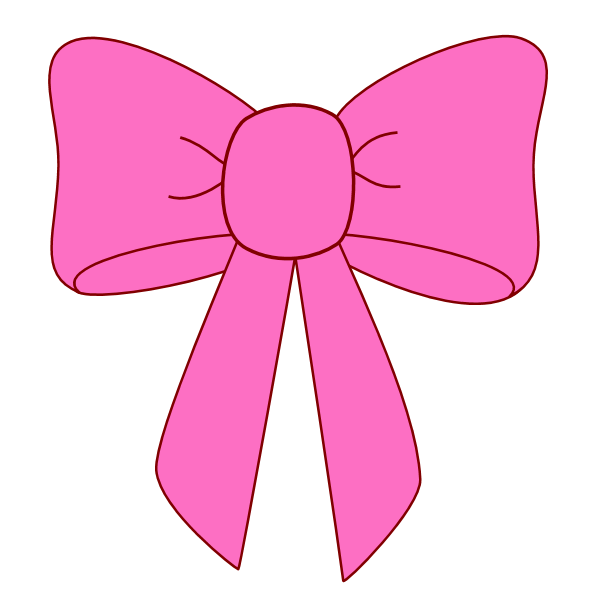600x600 Drawing Bows Pink Bow Huge Freebie! Download For Powerpoint