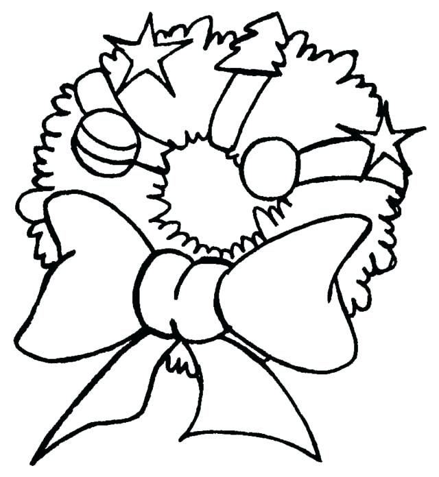 640x696 Ribbons And Bows Coloring Pages