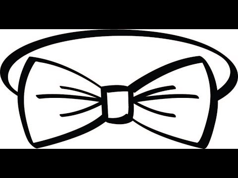480x360 How To Draw A Bow Tie For Kids Bow Tie Easy Draw Tutorial