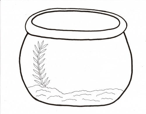 500x393 Fish Bowl Coloring