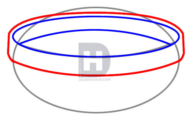 631x422 How To Draw A Bowl, Step