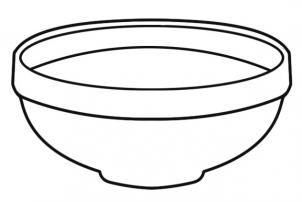 302x202 How To Draw A Bowl, Step