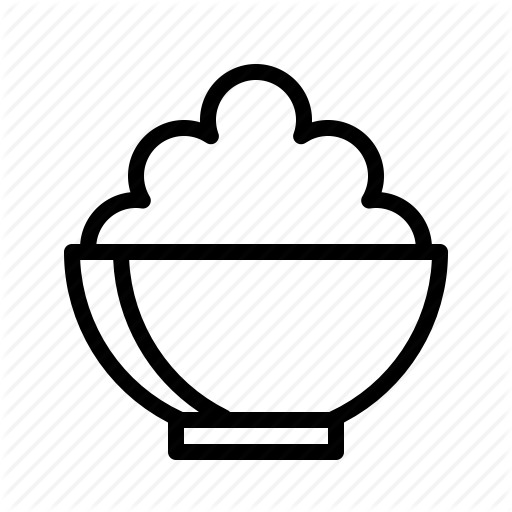 512x512 Food, Hungry, Rice Bowl, Tableware Icon