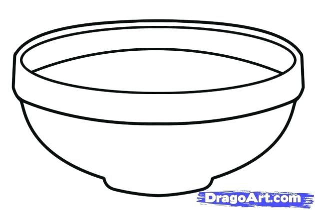 631x422 Drawing Of A Bowl