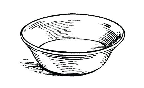 508x310 Drawing Of A Bowl Line Drawing Cartoon Tasty Bowl Of Rice Line