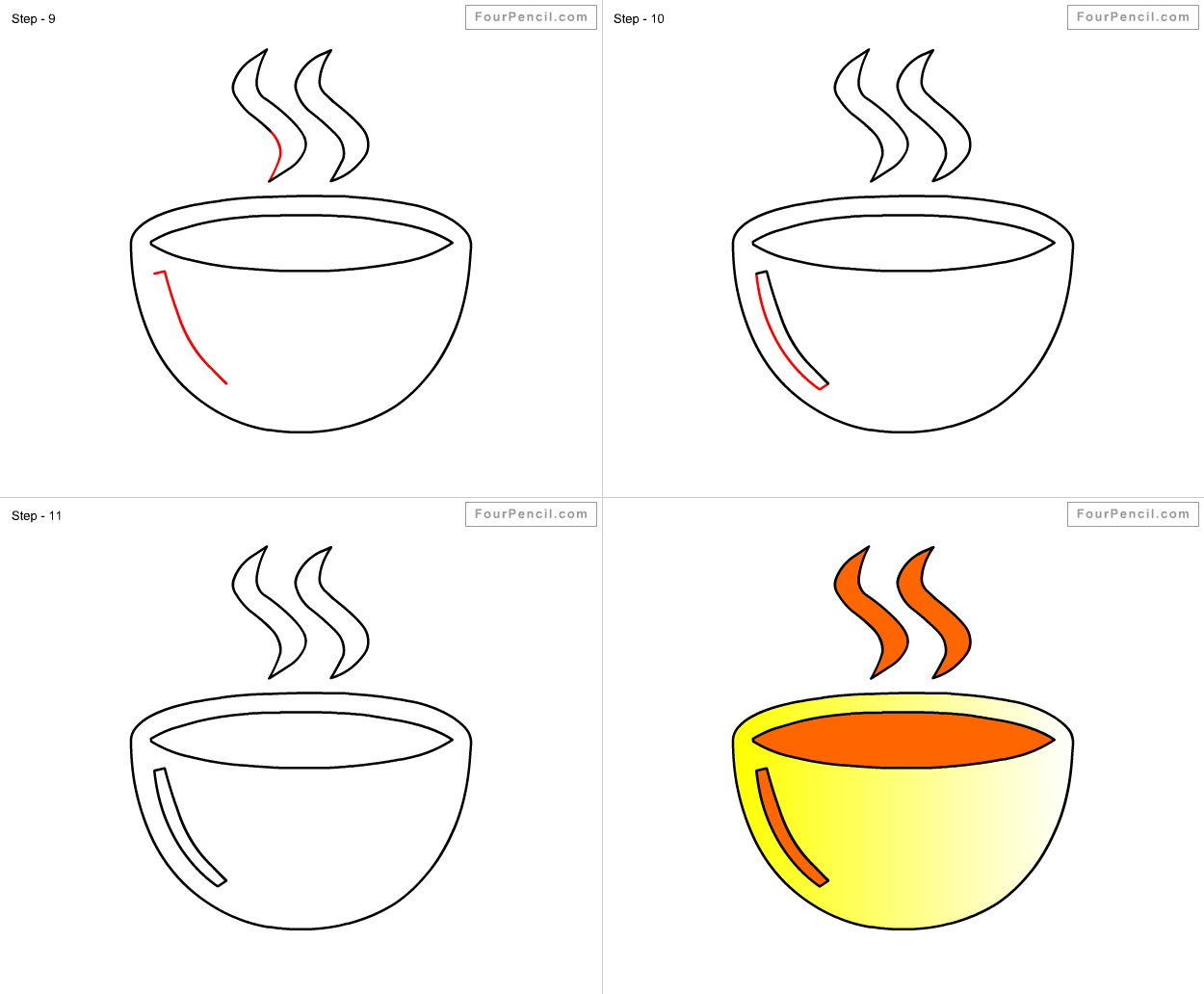 1250x1032 How To Draw Soup For Kids Step