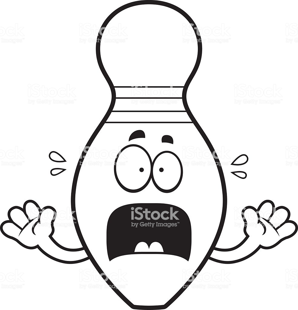 985x1024 Retro Bowling Pin Clipart