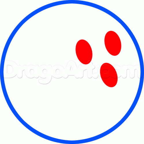 499x499 Draw A Bowling Ball, Step