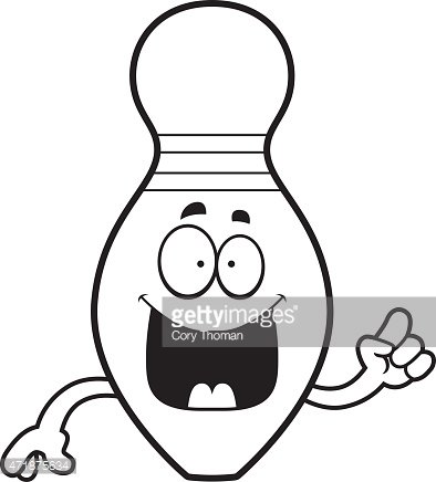 394x436 Cartoon Bowling Pin Idea Stock Vectors