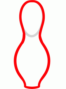 226x302 Draw A Pin, Bowling Pin, Step