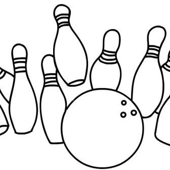 336x336 Drawing Bowling Ball Tags Drawing Pen Alphabet Color Pages