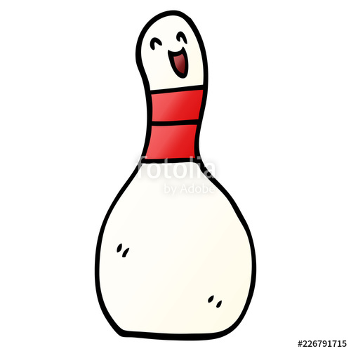 500x500 Cartoon Doodle Bowling Pin Stock Image And Royalty Free Vector
