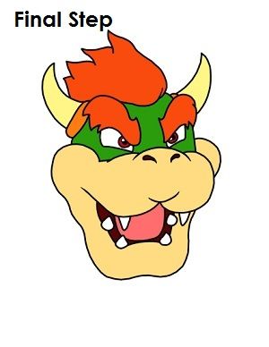 300x388 How To Draw Bowser Craft Ideas In Drawings, How To Draw