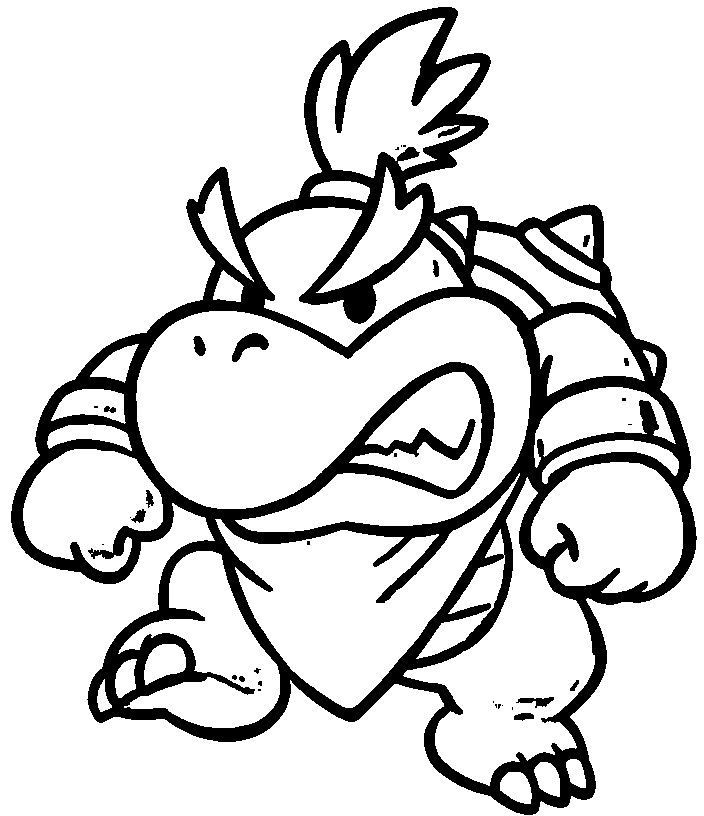 704x816 Bowser Jr Coloring Pages Best Of Wolf Coloring Pages For Kid