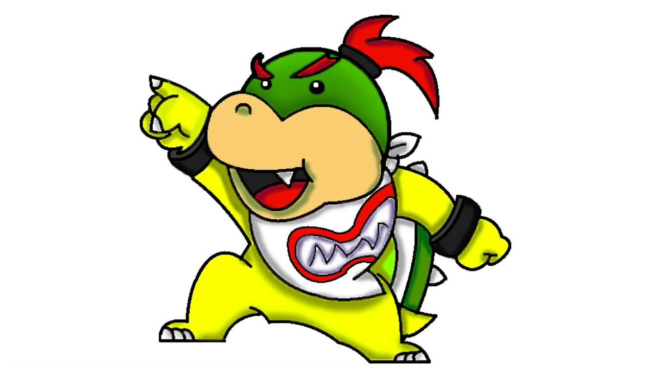 1280x720 Bowser Jr Speed Drawing