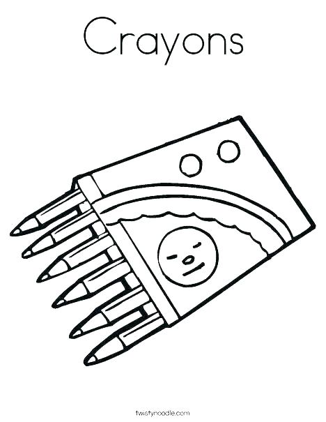 468x605 Crayola Free Coloring Pages New Crayons Crayon