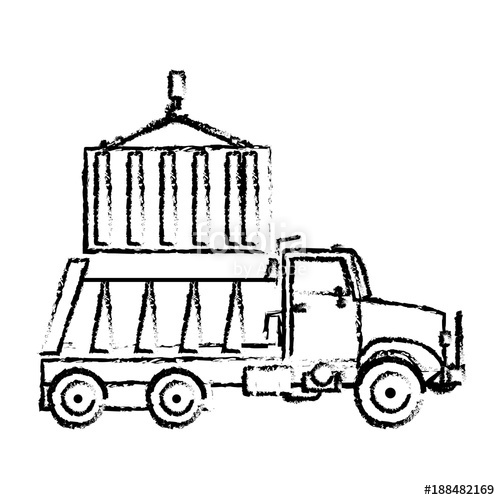 500x500 Box And Truck Design Stock Image And Royalty Free Vector