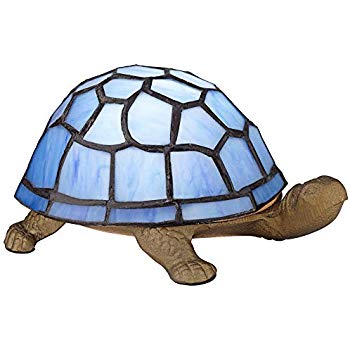 350x350 Blue Tiffany Shell High Turtle Accent Led Lamp