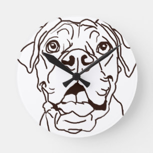 307x307 Boxer Dog Drawing Art Wall