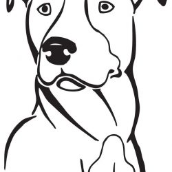 250x250 Cartoon Dog Drawing Easy Dangerous Of A Walking Boxer Courage