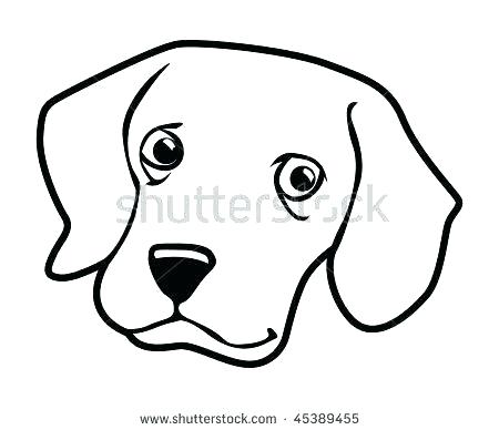 450x388 dog face outline dog boxer dog face outline