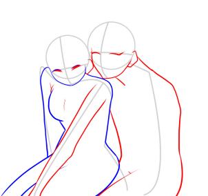 302x284 How To Draw A Boy And Girl, Step