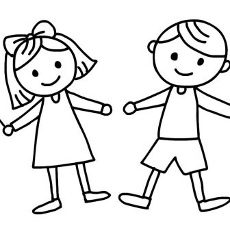 Boy And Girl Cartoon Drawing | Free download on ClipArtMag