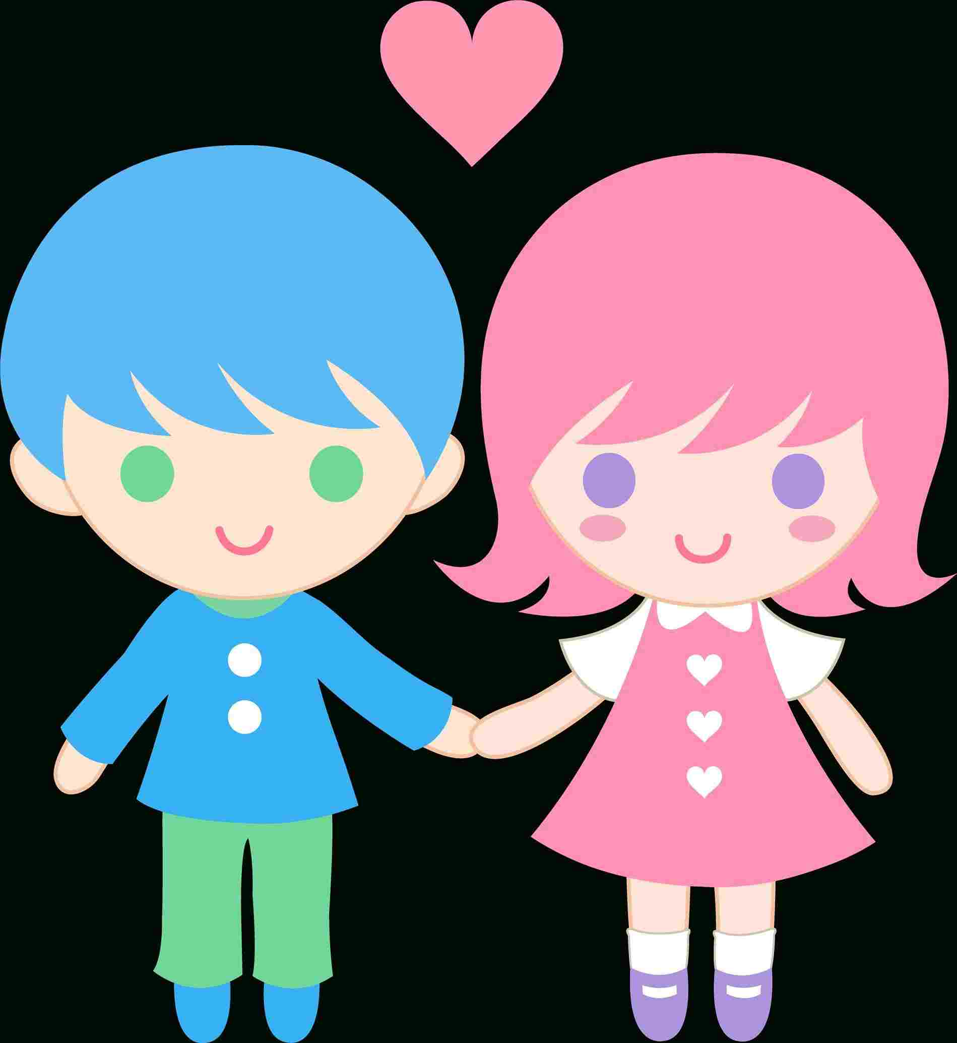 1899x2069 Draw So Cute Boy And Girl Holding Hands To Draw