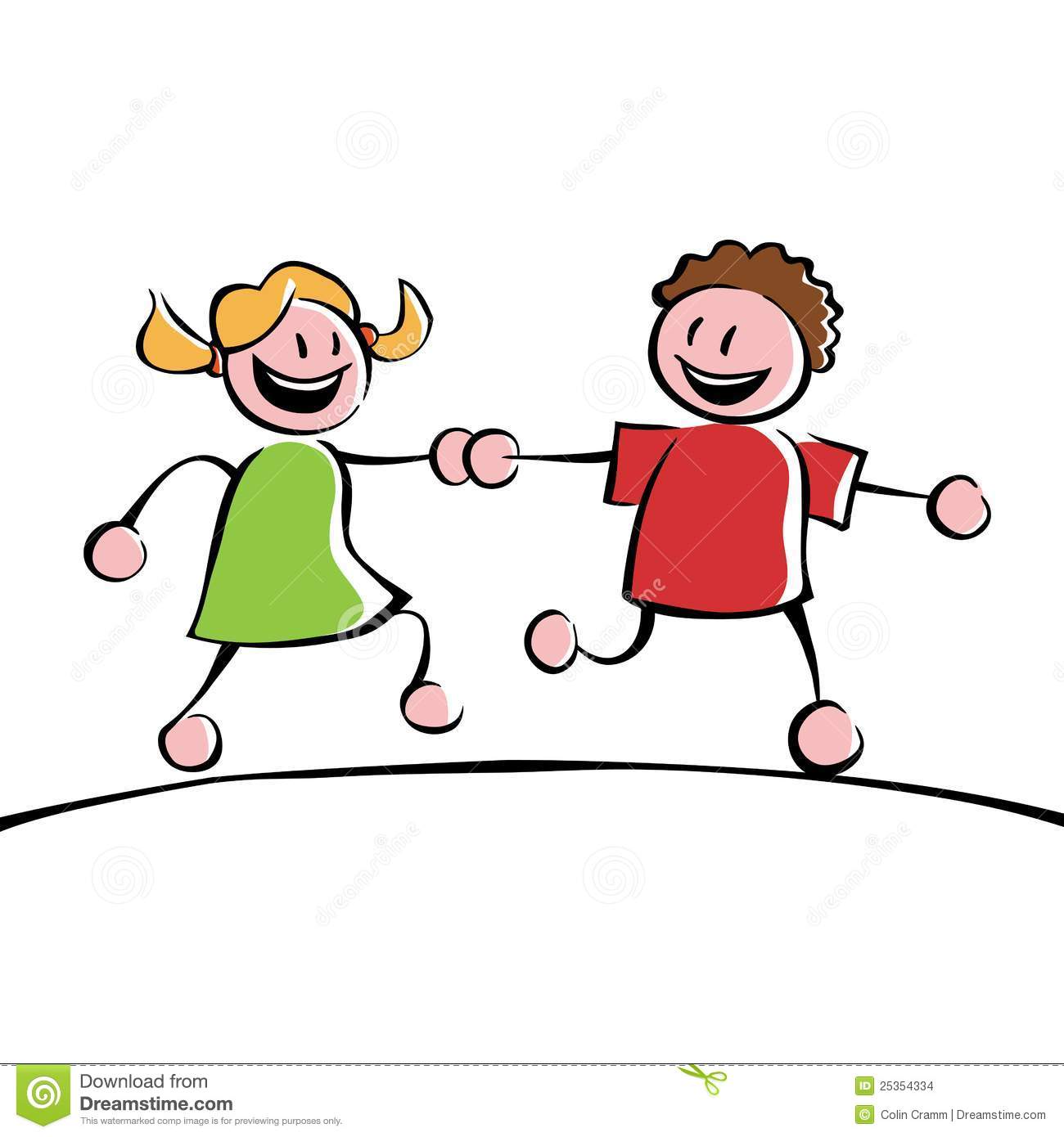 1300x1390 Two Sisters Holding Hands Clipart