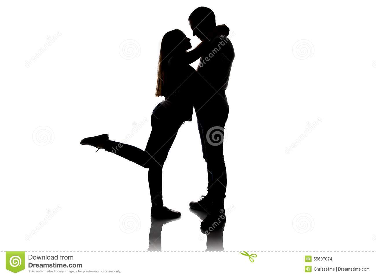 1300x957 Boy And Girl Hugging Silhouette