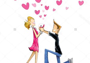 300x210 Loving Girl And Boy Cartoon Sketch How To Draw Boy Girl In Love