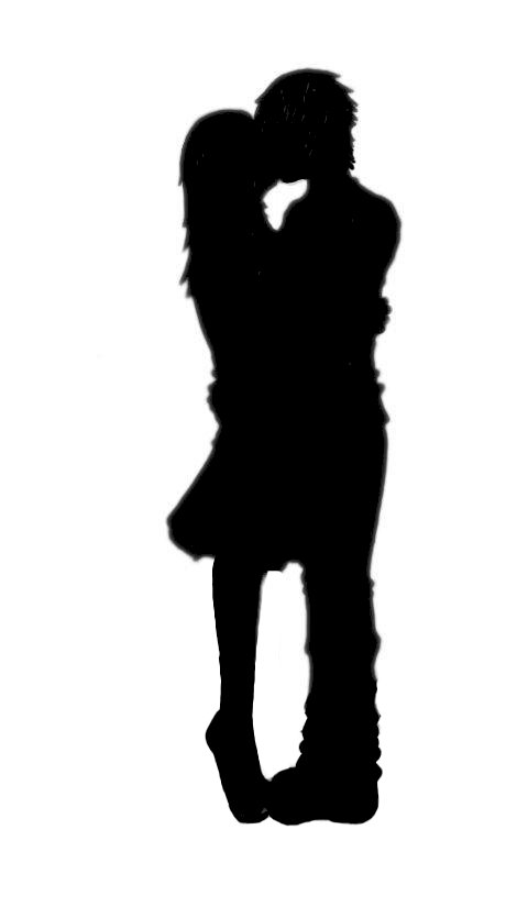 480x825 Boy And Girl Kissing Silhouette Gallery Images