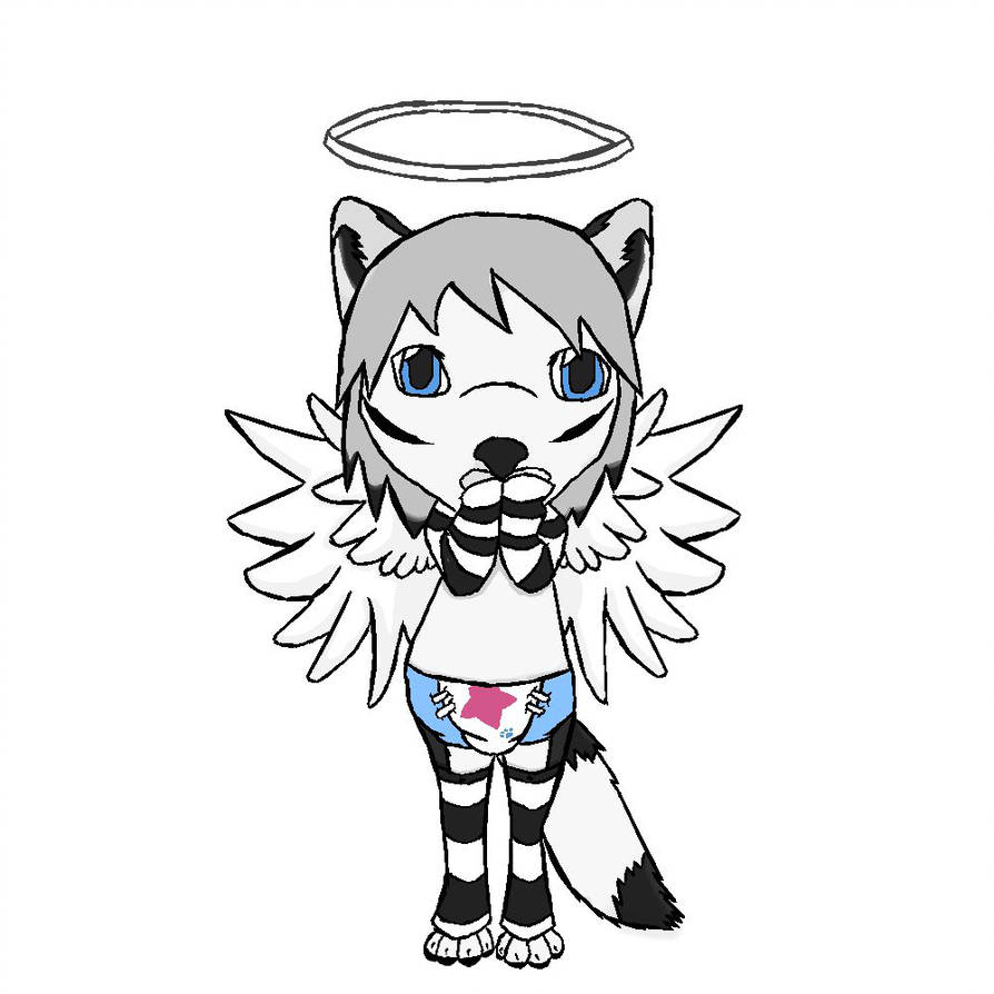 894x894 Commission Finished Angel Baby Boy