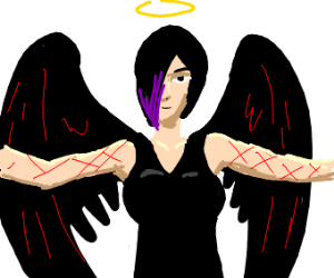 300x250 Huge Collection Of 'emo Angel Drawing' Download More Than