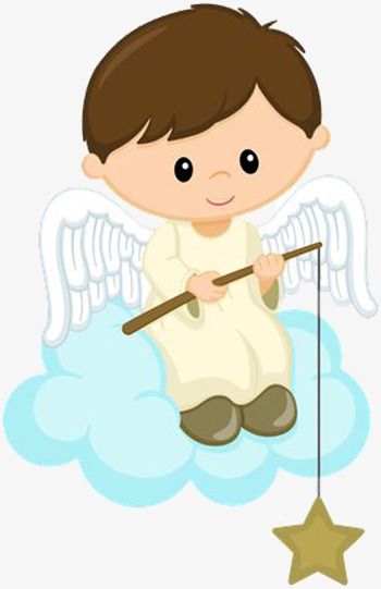 350x541 Angel Boy, Angel Clipart, Boy Clipart, Decorative Material Png