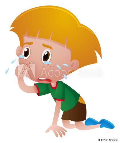 420x500 Little Boy Crying With Tears