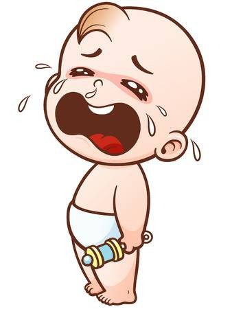 338x450 Lovely Baby Crying Clipart Charte