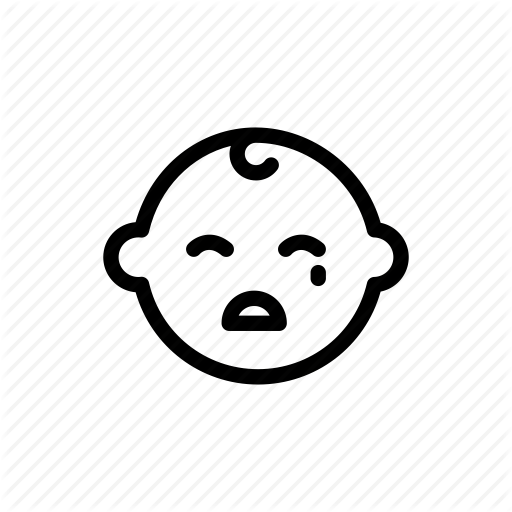 512x512 Baby, Child, Children, Cry, Crying, Kid, Sad Icon