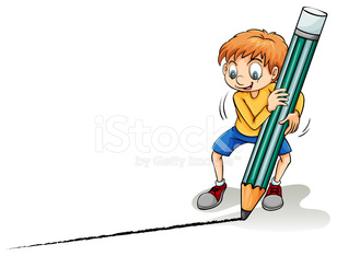 308x234 Boy Drawing A Line Stock Photos