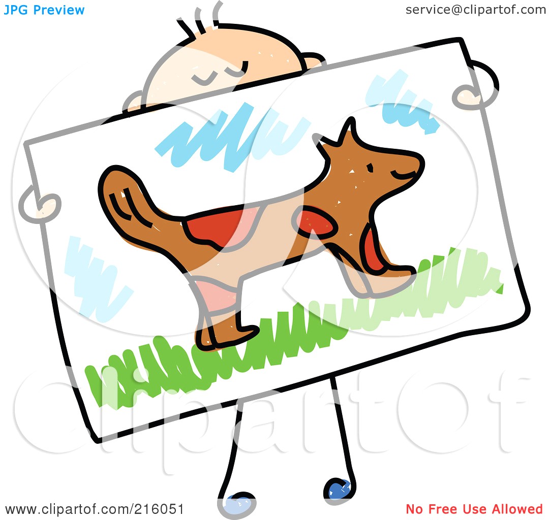 1080x1024 Drawing Clipart Royalty Free Rf Illustration Of A Childs Sketch