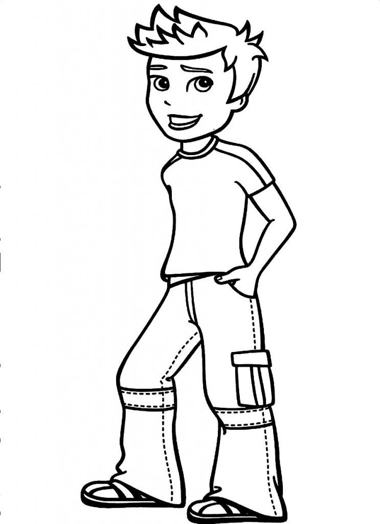 743x1024 Free Printable Boy Coloring Pages For Kids Zackotron Coloring