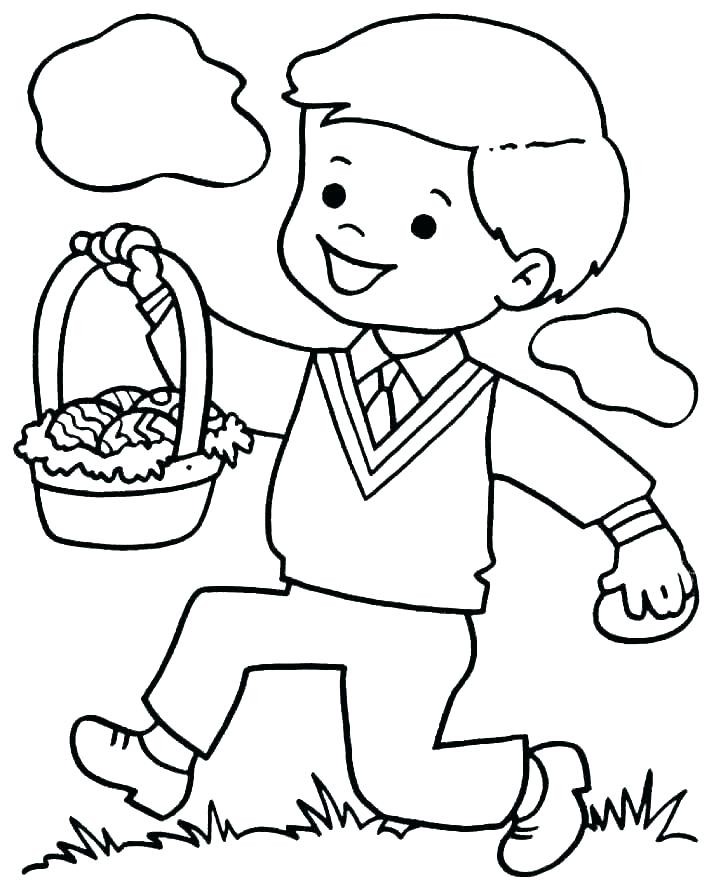 728x891 Little Kid Coloring Pages Printable Boy For Kids Christmas