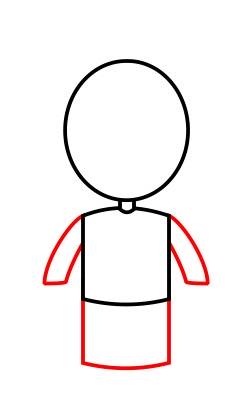 250x407 Drawing A Cartoon Boy