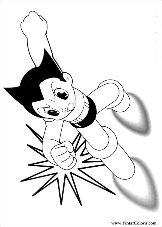 567x794 drawings to paint colour astro boy