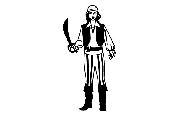 580x386 Realistic Pirate Boy Witouth Eye Patch