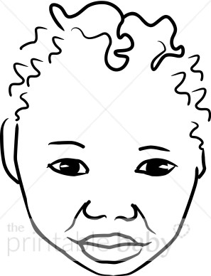 297x388 Boy Boy's Face Outline Clipart New Baby Clipart