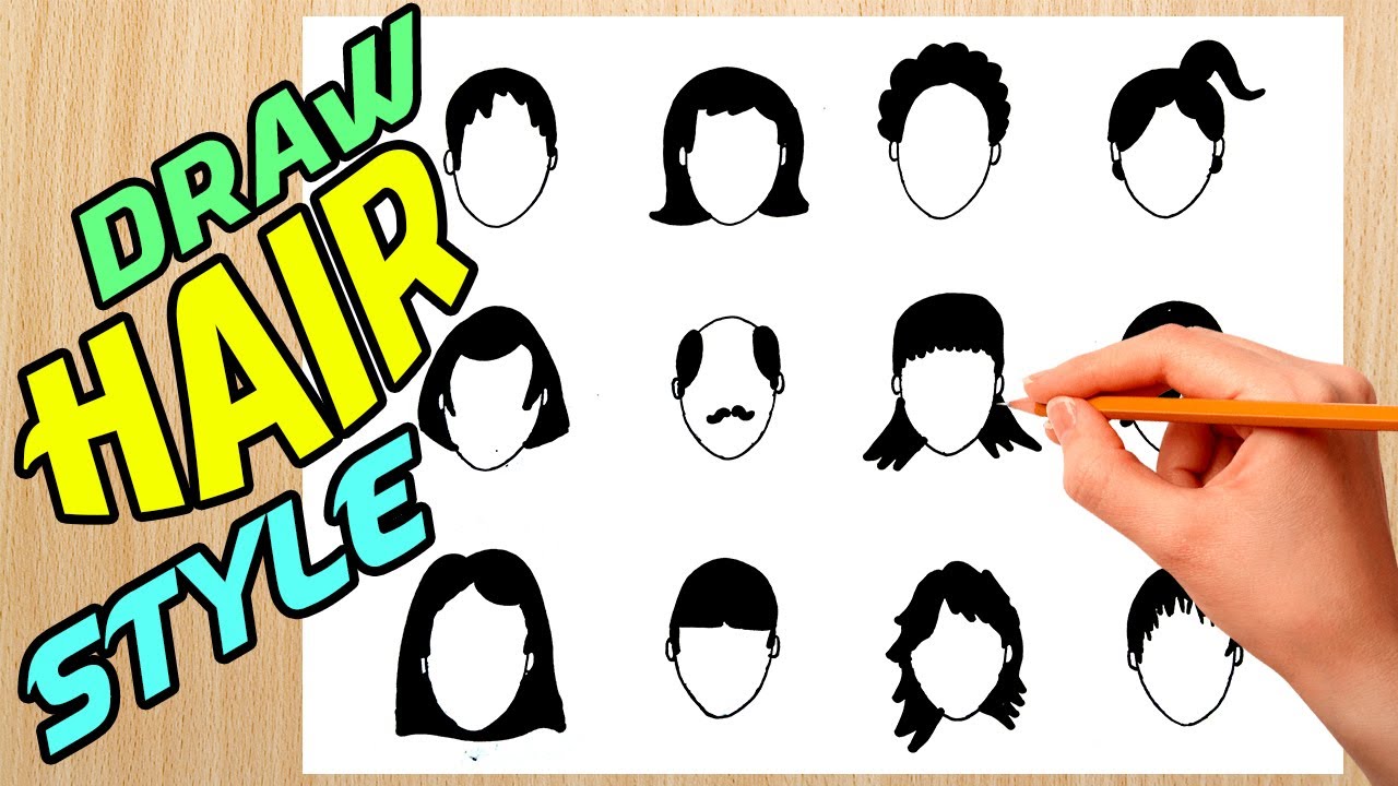 1280x720 Draw Different Types Of Hair Style