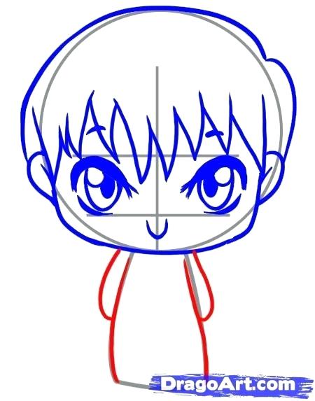 450x573 How To Draw A Little Boy Step